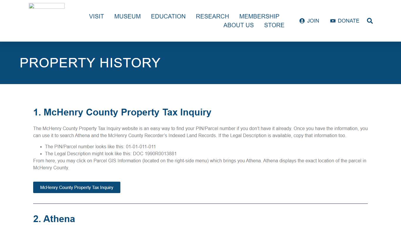 Research Your Property - McHenry County Historical Society and Museum