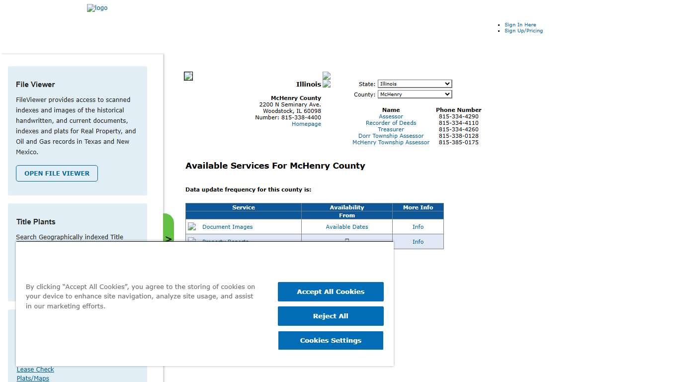 Search McHenry County Public Property Records Online CourthouseDirect.com