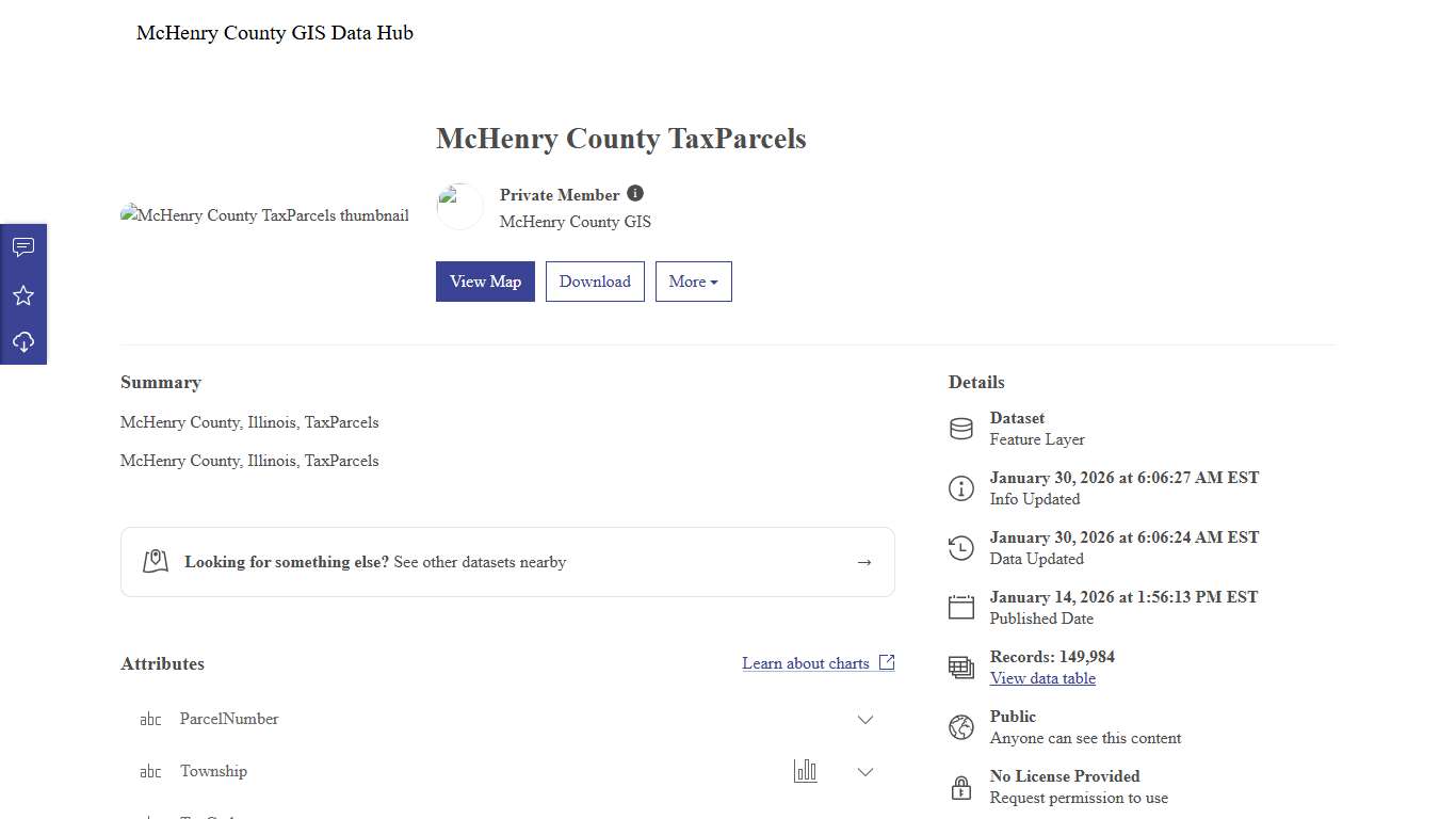 McHenry County TaxParcels McHenry County GIS Data Hub